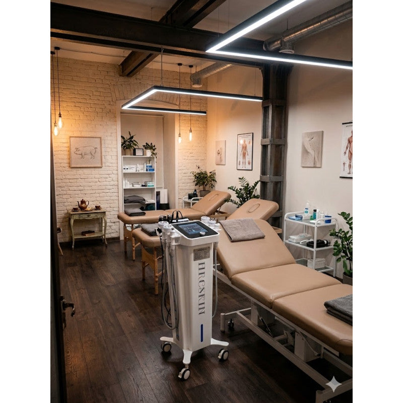 HRESKIN 9-in-1 — A versatile multi-functional beauty system designed for body shaping, slimming, skin tightening, and lymphatic drainage