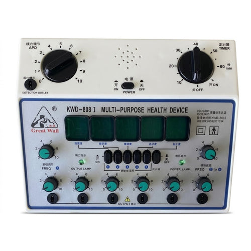KWD-808i — a 6-channel acupuncture myostimulator with 5 wave modes for rehabilitation